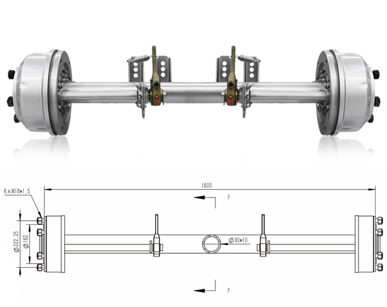 Torsion axles for sale