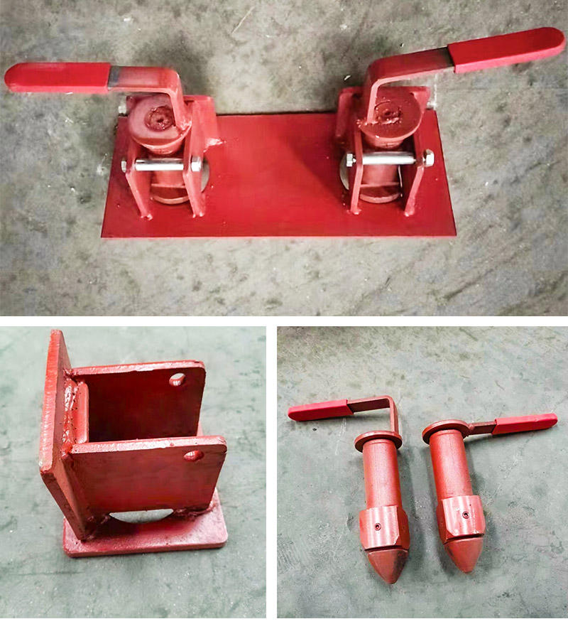 Trailer container twist lock