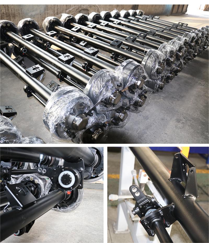 Livestock trailer axles